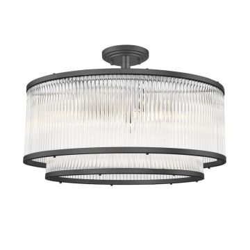 Lustra aplicata eleganta design modern SERGIO negru mat