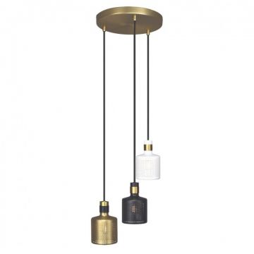Lustra cu 3 pendule design industrial Alberta 5092 RX