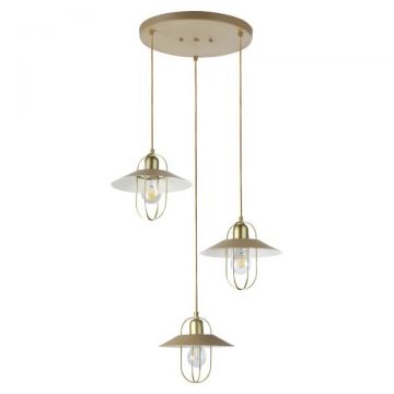 Lustra cu 3 pendule design industrial Nersin 3520 RX