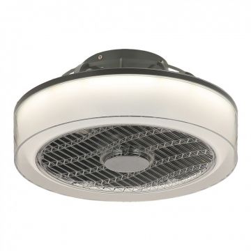 Lustra LED cu ventilator si telecomanda design modern Dalfon, 39,5cm 6857 RX