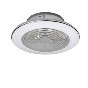 Lustra LED Smart cu Ventilator si telecomanda ALISIO MINI alb