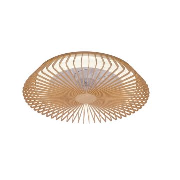 Lustra LED Smart cu Ventilator si telecomanda HIMALAYA lemn