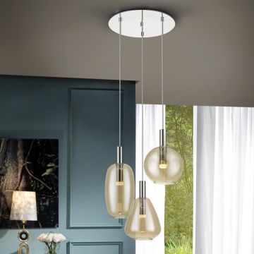 Lustra LED suspendata design modern Nara 3L