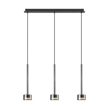 Lustra suspendata design modern TONIC 3L crom
