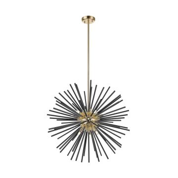 Lustra suspendata forma originala si design modern URCHIN negru