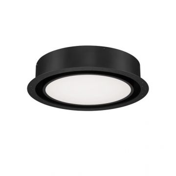 Plafoniera LED incastrabila reglabila PERFECT 40cm negru 3000K Dimmable
