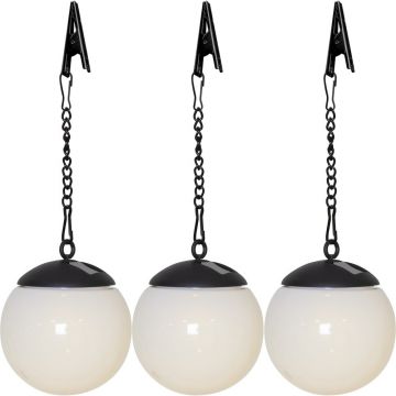 Set de 3 decoraÈu009Biuni luminoase de exterior Star Trading Globus, Ã¸ 10 cm