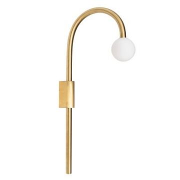 Aplica de perete LED design minimalist ENIGMA, auriu periat