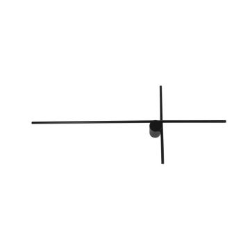 Aplica LED de perete stil minimalist FRANK A negru