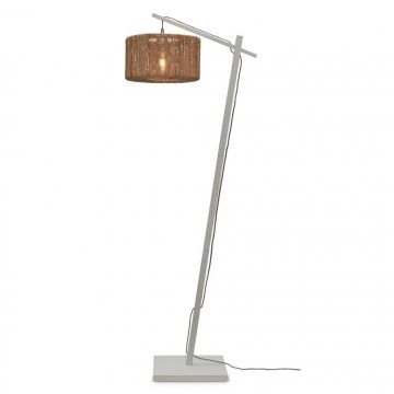 Lampa de podea eco din iuta Iguazu S 30cm, alb/ natur