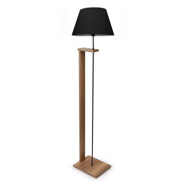 Lampa de podea Lumino, negru-nuc, D38x150 cm