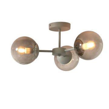 Lustra aplicata design modern minimalist Aspen 3L gradient/grey