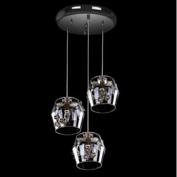 Lustra cu 3 pendule design LUX decorativ PRIMAVERA 06-CH