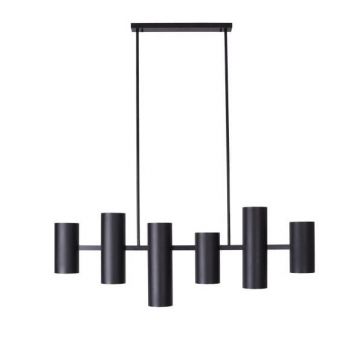 Lustra design modern LAXER 6L, negru