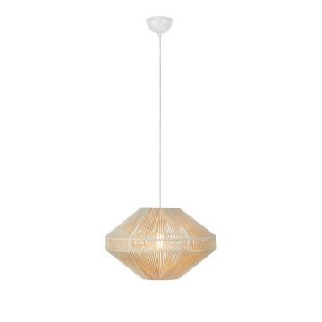 Lustră în culoare naturală cu abajur textil ø 50 cm Razzo – Markslöjd
