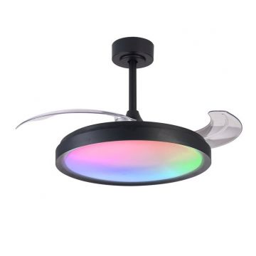 Lustra LED RGB CCT cu ventilator si telecomanda SIBERIA MA-8759