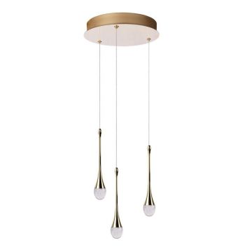 Lustra LED suspendata design decorativ DALMA 3 round GO