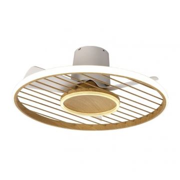 Lustra LED, Ventilator cu telecomanda, SOHO aspect lemn MA-8722