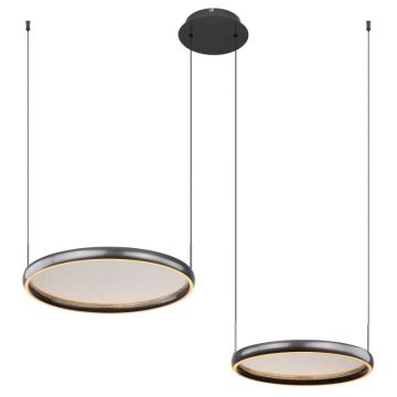 Lustra suspendata LED CCT, Telecomanda, BRIGGS 67186-50 GL