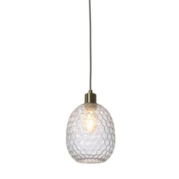 Pendul design decorativ Venice oval, clear