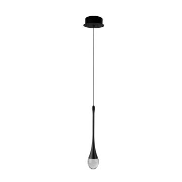 Pendul LED design decorativ DALMA 1 BK
