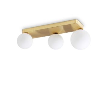 Plafoniera design modern Penta pl3 auriu/alb
