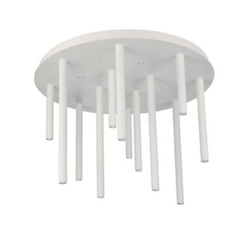 Plafoniera LED dimabila moderna ILIOS 12 top alba