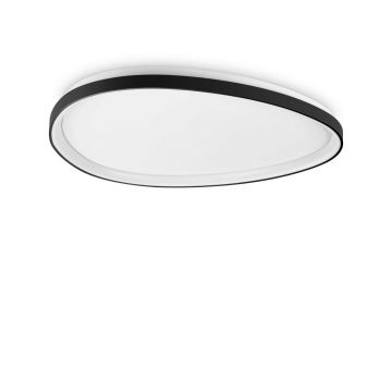 Plafoniera LED XL design circular GEMINI pl d081 dali/push negru