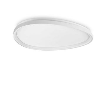 Plafoniera LED XL design circular GEMINI pl d081 on-off alb