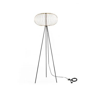 STONES Lampă de podea cu LED50cm X 50cm H. 150cm | Aosom Romania