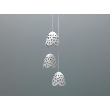 STONES Lampă suspendată Ø.19,5cm X Ø.19,5cm H. 125cm | Aosom Romania