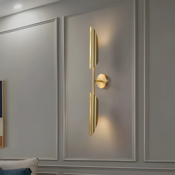 Aplică de Perete Exclusivistă cu Design Artistic, DM90-1, Auriu – Sophisticare și Stil în Iluminatul Tău
