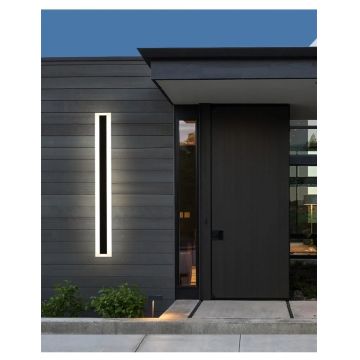 Aplică LED Exterior, 60cm, Iluminare Eficientă și Durabilă, Model DM904/60 BK – Soluție de Lumină Fiabilă pentru Spații Exterioare