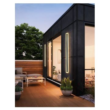 Aplică LED Exterior, Iluminare Eficientă și Modernă, Model DM904/90 CM, Negru – Soluție de Iluminat Contemporan pentru Spații Externe