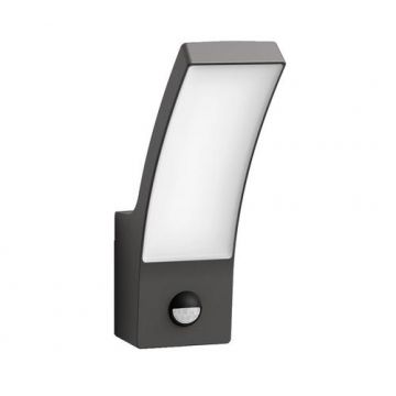 Aplica LED Philips Splay, IR, 12W, 1100 lm, 2700K, IP44, Negru