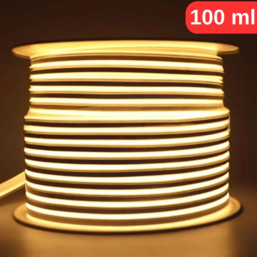 Banda led 220v neon flex lumina calda