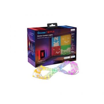 Banda LED Govee H70BCCA1 Curtain Lights Netflix 1, 5m x 1, 5m