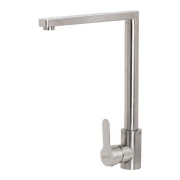 Baterie de bucătărie din inox satinat – Model CF012 – Design Modern și Funcțional pentru Orice Spațiu