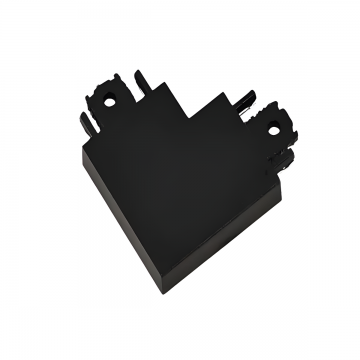 Conector Colt pentru Sina Magnetică Aplicată, C1, Negru – Un accesoriu glamuros ce îmbunătățește estetic și funcțional sistemele de iluminat.