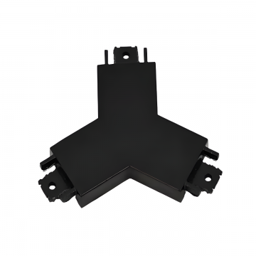 Conector Forma Triunghi pentru Sina Magnetică Aplicată, C6, Negru – O alegere premium pentru proiecte de iluminat deosebite.