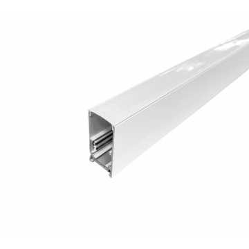Șină Aplicată Alba Pentru Proiectoare Magnetice, 2m – Ideală Pentru Iluminat Neutru Și Elegant În Diverse Spații
