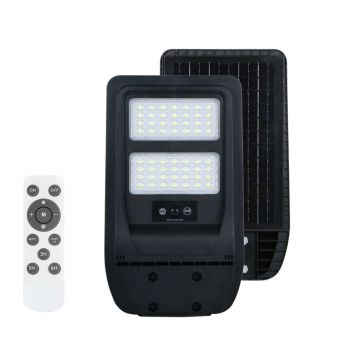 Lampa Stradala cu sensor de miscare,panou solar monocristalin integrat si telecomanda - 60W/6500k