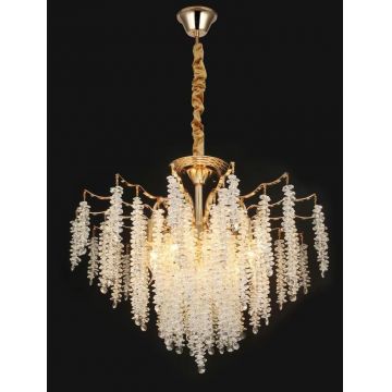 Lustră cu cristale rectangulare, 300x450mm, DM6698/300 – Eleganță și stil în fiecare detaliu