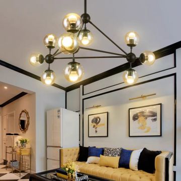 Lustră Elegantă E27 x 10,DM-DX2418-10 – Design Modern și Iluminare Impresionantă pentru Orice Spațiu