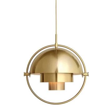 Lustră Elegantă Pe Cablu, E27, Maxim 60W, Metal, Diametru 34CM, DM-CD801/1 GD – Stil Modern și Funcționalitate deosebită