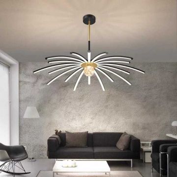 Lustra LED D90cm Cu Telecomanda wifi 2.4G lumina/rece/calda/neutra intensitate reglabila DM-G4065/18