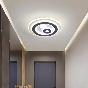 Lustră LED, Design Rafinament Distins, 3 Tipuri de Lumină, 78W, Alb/Negru – Perfecțiune și stil în fiecare detaliu, DM9066-240