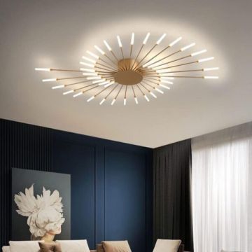 Lustra LED DM Living, Model DM5966-42, Lumina Rece, 60W, Auriu