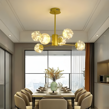 Lustră LED Licurici 40W, 94CM, 3000K – Design Modern DM-G3390/3+3