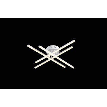 Lustră LED Modernă cu 4 Surse de Lumină, Intensitate Reglabilă, Model DM7015-4C , Alb/Negru – Rafinament și Control în Orice Spațiu